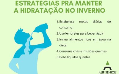 Estratégias para manter a hidratação no Inverno